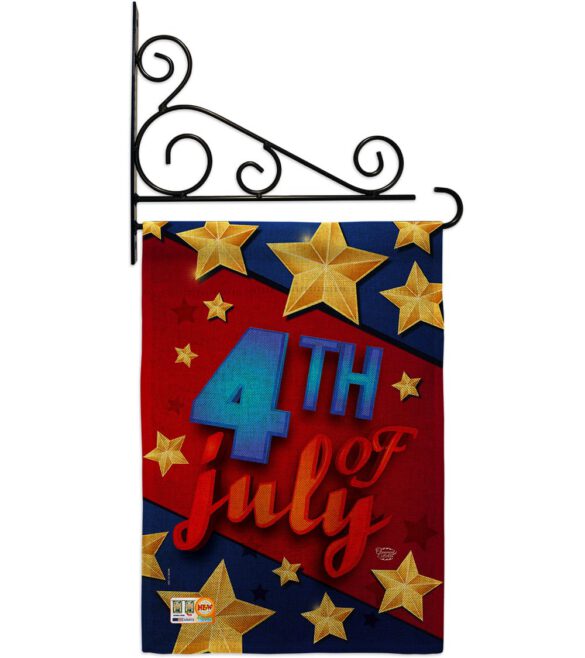 4th of July Stars - Fourth of July Americana Vertical Impressions Decorative Flags HG192164 Made In USA - Image 12