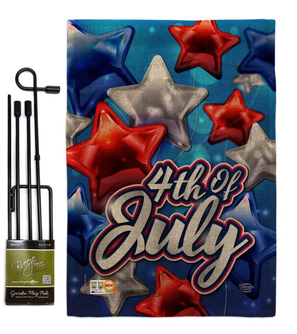 Celebrate 4th of July - Fourth of July Americana Vertical Impressions Decorative Flags HG192224 Made In USA - Image 11