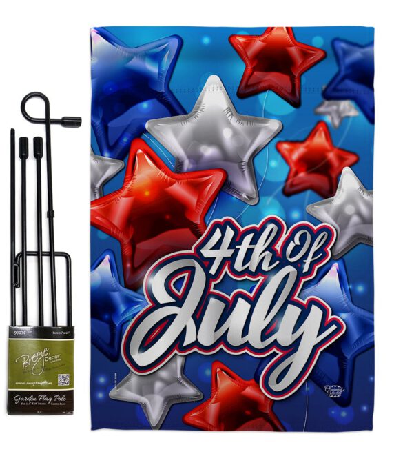 Celebrate 4th of July - Fourth of July Americana Vertical Impressions Decorative Flags HG192224 Made In USA - Image 4