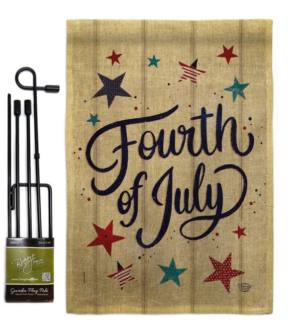 Fourth Of July Stars - Fourth of July Americana Vertical Impressions Decorative Flags HG192626 Made In USA - Image 14