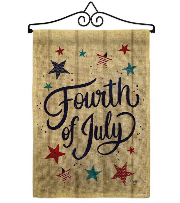 Fourth Of July Stars - Fourth of July Americana Vertical Impressions Decorative Flags HG192626 Made In USA - Image 17