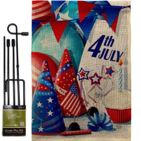 Garden Flag Fourth of July GS192637 B
