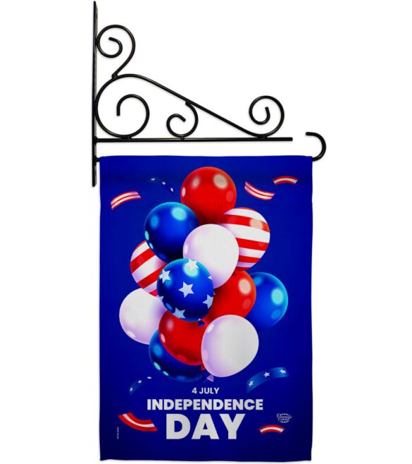 Ballons of Independence - Fourth of July Americana Vertical Impressions Decorative Flags HG192640 Made In USA - Image 9