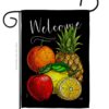Fruit Party - Fruits Food Vertical Impressions Decorative Flags HG117067 Made In USA