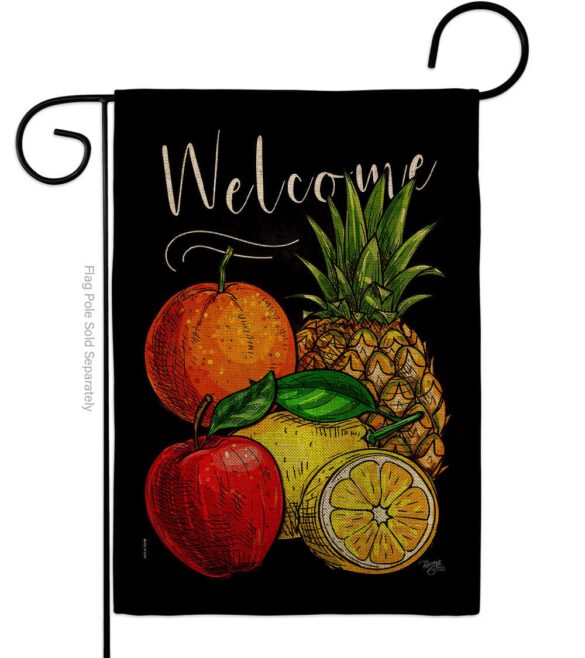 Fruit Party - Fruits Food Vertical Impressions Decorative Flags HG117067 Made In USA - Image 11