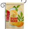 Fresh Summer Drinks - Fruits Food Vertical Impressions Decorative Flags HG192610 Made In USA