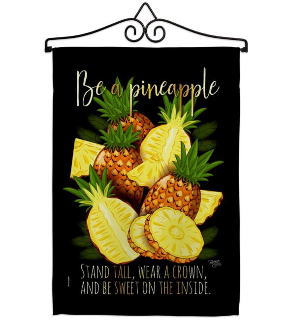 Be a Pineapple - Fruits Food Vertical Impressions Decorative Flags HG117066 Made In USA - Image 8