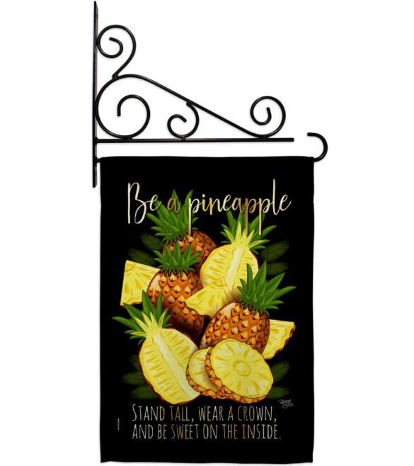Be a Pineapple - Fruits Food Vertical Impressions Decorative Flags HG117066 Made In USA - Image 9