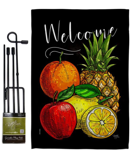 Fruit Party - Fruits Food Vertical Impressions Decorative Flags HG117067 Made In USA - Image 4