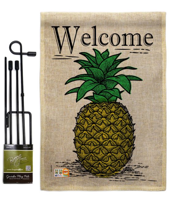 Classic Pineapple - Fruits Food Vertical Impressions Decorative Flags HG192194 Made In USA - Image 12
