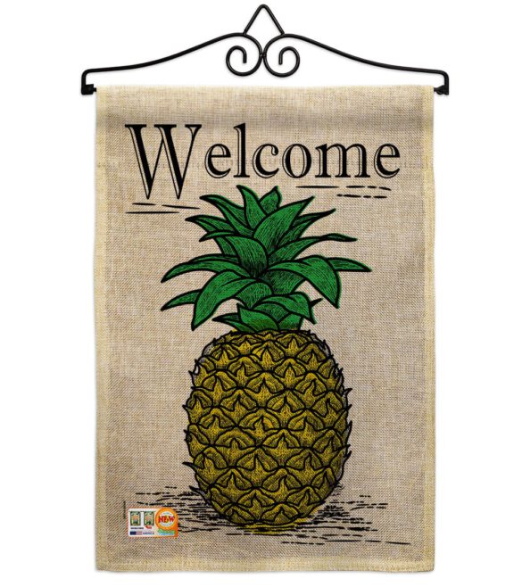 Classic Pineapple - Fruits Food Vertical Impressions Decorative Flags HG192194 Made In USA - Image 13