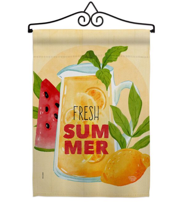 Fresh Summer Drinks - Fruits Food Vertical Impressions Decorative Flags HG192610 Made In USA - Image 7