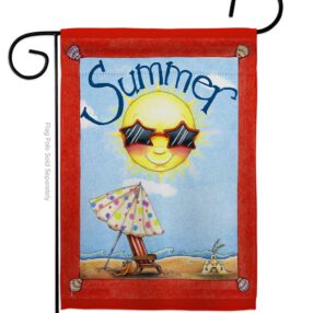 Fun in Summer - Fun In The Sun Summer Vertical Impressions Decorative Flags HG106074 Made In USA