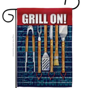 Grill On - Fun In The Sun Summer Vertical Impressions Decorative Flags HG106086 Made In USA