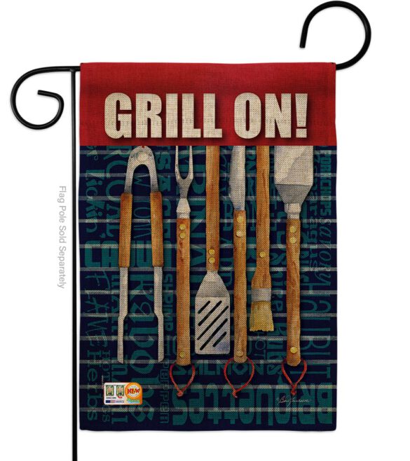 Grill On - Fun In The Sun Summer Vertical Impressions Decorative Flags HG106086 Made In USA - Image 8