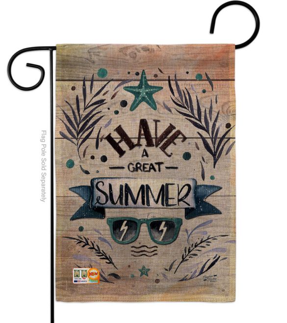 Have a Great Summer - Fun In The Sun Summer Vertical Impressions Decorative Flags HG137016 Made In USA - Image 8