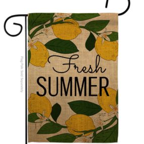 Fresh Summer - Fun In The Sun Summer Vertical Impressions Decorative Flags HG137189 Made In USA