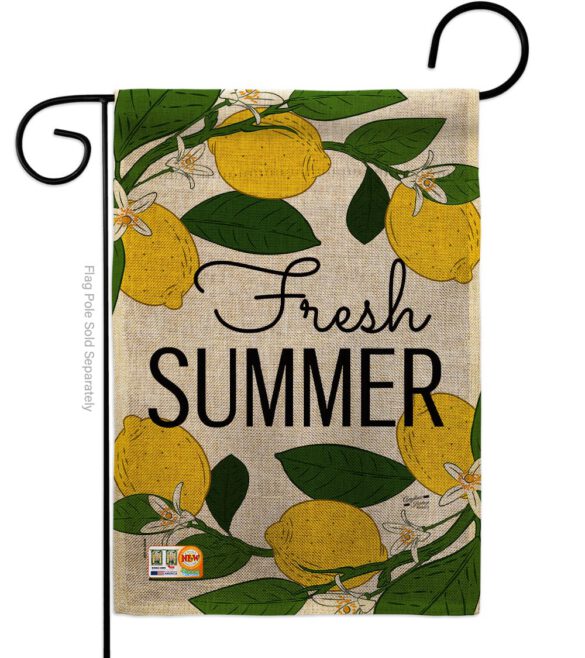 Fresh Summer - Fun In The Sun Summer Vertical Impressions Decorative Flags HG137189 Made In USA - Image 11