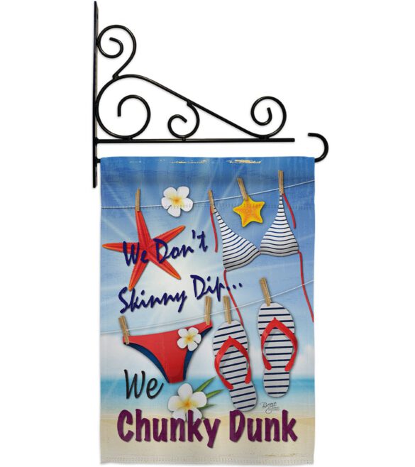 Chunky Dunk - Fun In The Sun Summer Vertical Impressions Decorative Flags HG106004 Made In USA - Image 11