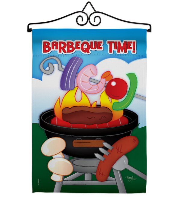 Barbeque Time - Fun In The Sun Summer Vertical Impressions Decorative Flags HG106053 Imported - Image 8