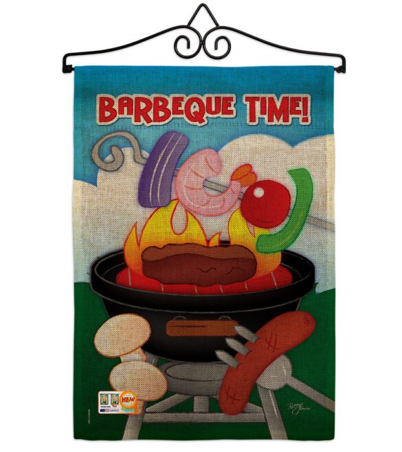 Barbeque Time - Fun In The Sun Summer Vertical Impressions Decorative Flags HG106053 Imported - Image 11