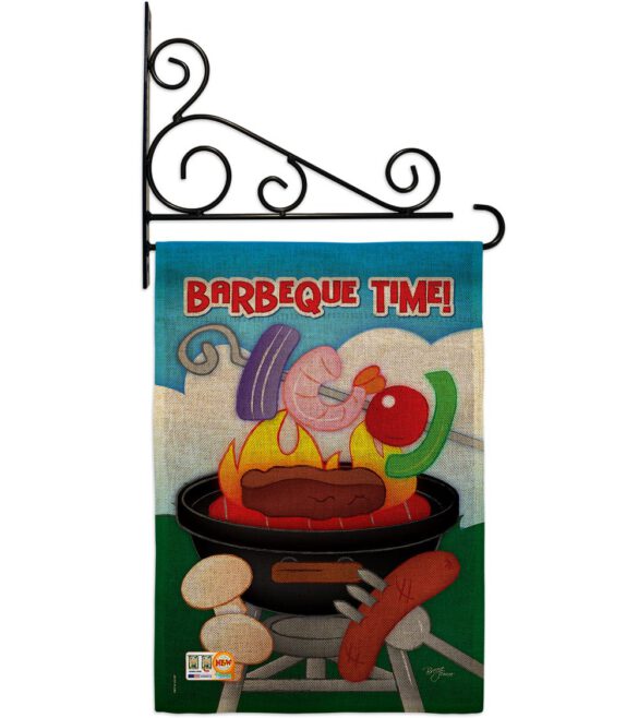 Barbeque Time - Fun In The Sun Summer Vertical Impressions Decorative Flags HG106053 Imported - Image 13
