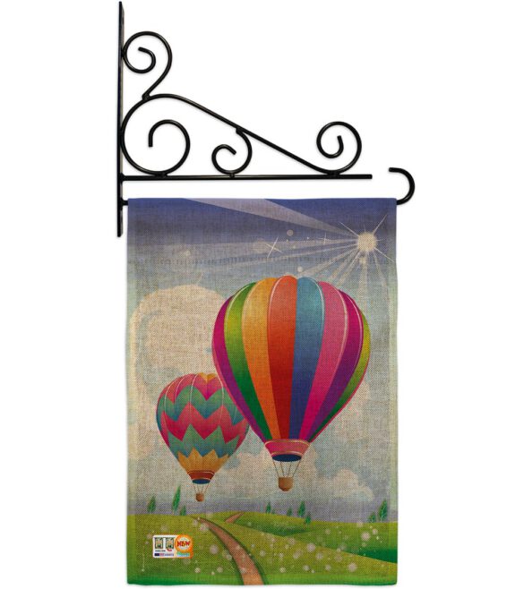 Balloon Festival - Fun In The Sun Summer Vertical Impressions Decorative Flags HG106058 Made In USA - Image 13