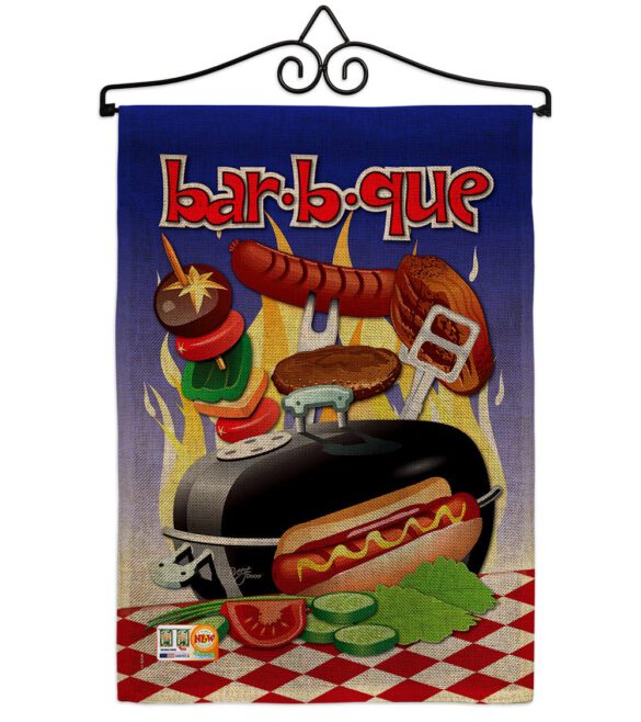 Bar B Que - Fun In The Sun Summer Vertical Impressions Decorative Flags HG106071 Made In USA - Image 11