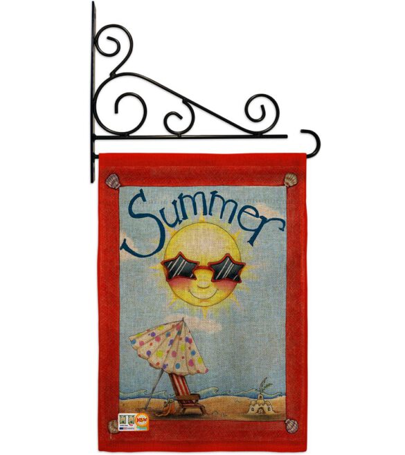 Fun in Summer - Fun In The Sun Summer Vertical Impressions Decorative Flags HG106074 Made In USA - Image 12