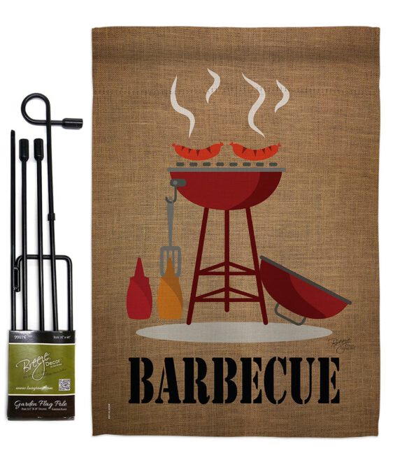 Barbecue - Fun In The Sun Summer Vertical Impressions Decorative Flags HG106076 Made In USA - Image 5