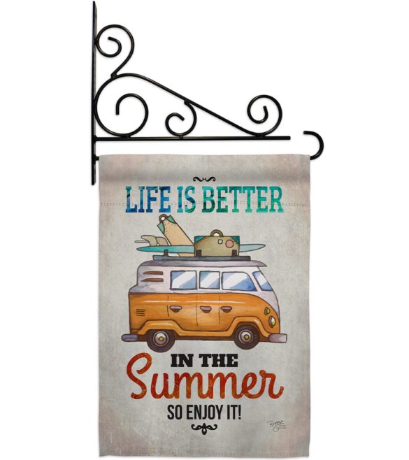 Better in Summer - Fun In The Sun Summer Vertical Impressions Decorative Flags HG106077 Made In USA - Image 11