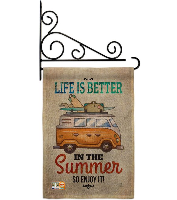 Better in Summer - Fun In The Sun Summer Vertical Impressions Decorative Flags HG106077 Made In USA - Image 12
