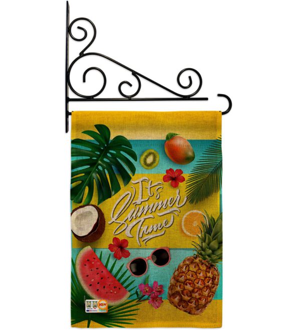 Fruity Summer Time - Fun In The Sun Summer Vertical Impressions Decorative Flags HG106085 Made In USA - Image 12