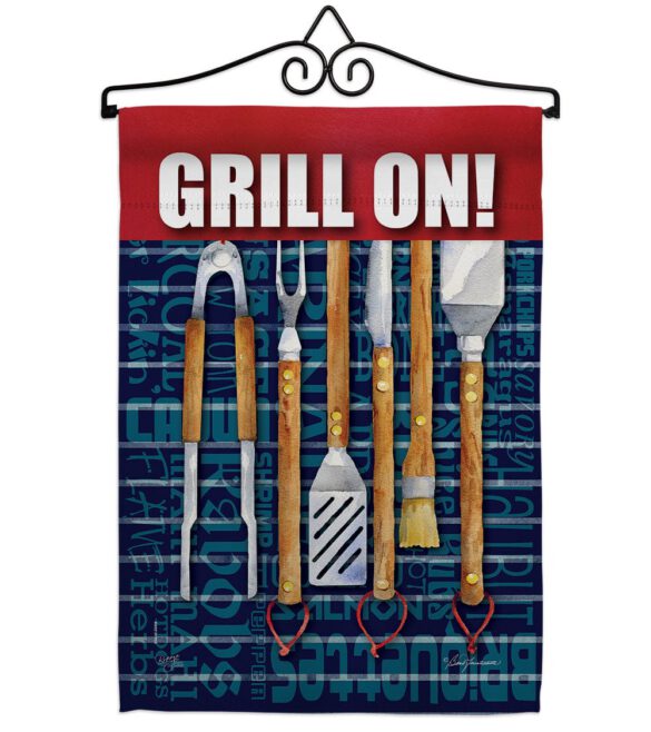 Grill On - Fun In The Sun Summer Vertical Impressions Decorative Flags HG106086 Made In USA - Image 7