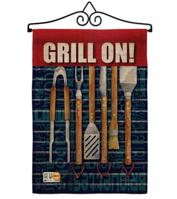 Grill On - Fun In The Sun Summer Vertical Impressions Decorative Flags HG106086 Made In USA - Image 10
