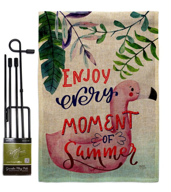 Enjoy Every Moment - Fun In The Sun Summer Vertical Impressions Decorative Flags HG106104 Made In USA - Image 14