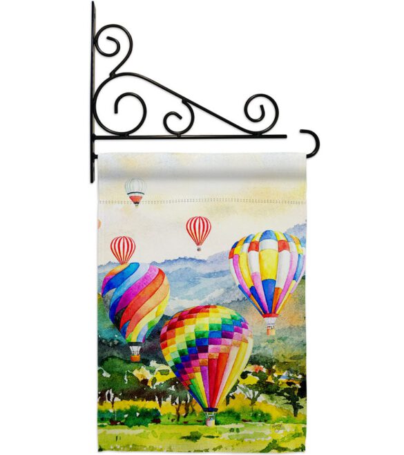 Escape Hot Air Balloon - Fun In The Sun Summer Vertical Impressions Decorative Flags HG106112 Made In USA - Image 8