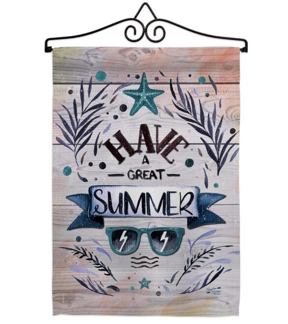 Have a Great Summer - Fun In The Sun Summer Vertical Impressions Decorative Flags HG137016 Made In USA - Image 7