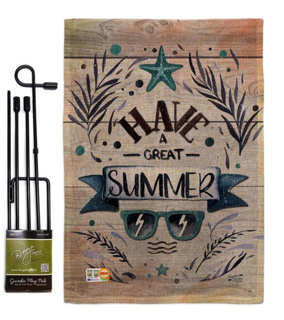 Have a Great Summer - Fun In The Sun Summer Vertical Impressions Decorative Flags HG137016 Made In USA - Image 9
