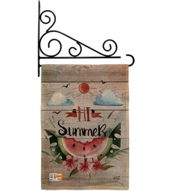 Hi Summer - Fun In The Sun Summer Vertical Impressions Decorative Flags HG137017 Made In USA - Image 12