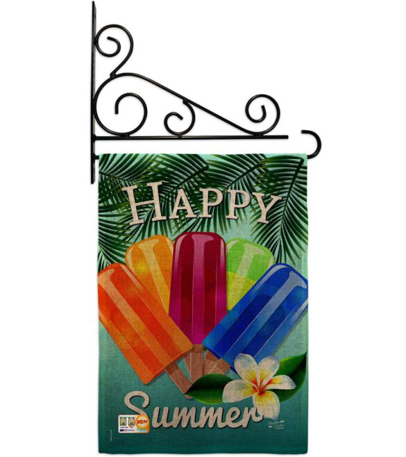 Happy Summer Pop - Fun In The Sun Summer Vertical Impressions Decorative Flags HG137027 Made In USA - Image 12