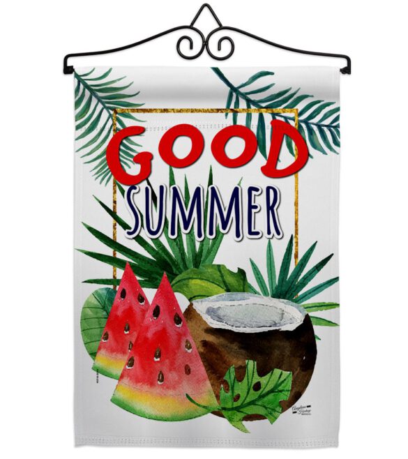 Good Summer Fruite - Fun In The Sun Summer Vertical Impressions Decorative Flags HG137065 Made In USA - Image 7