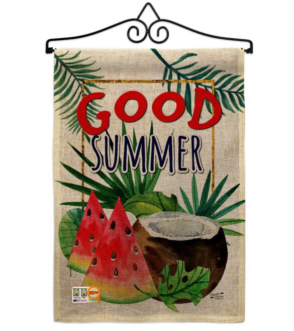 Good Summer Fruite - Fun In The Sun Summer Vertical Impressions Decorative Flags HG137065 Made In USA - Image 10