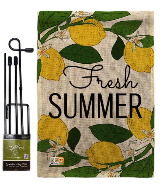 Fresh Summer - Fun In The Sun Summer Vertical Impressions Decorative Flags HG137189 Made In USA - Image 12