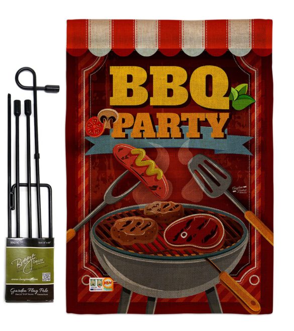 BBQ Party - Fun In The Sun Summer Vertical Impressions Decorative Flags HG137227 Made In USA - Image 13