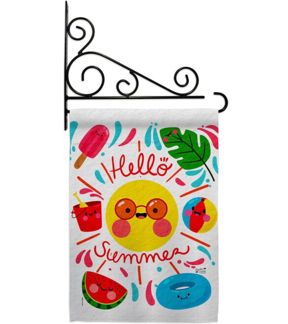 Hallo Summer - Fun In The Sun Summer Vertical Impressions Decorative Flags HG137440 Made In USA - Image 8