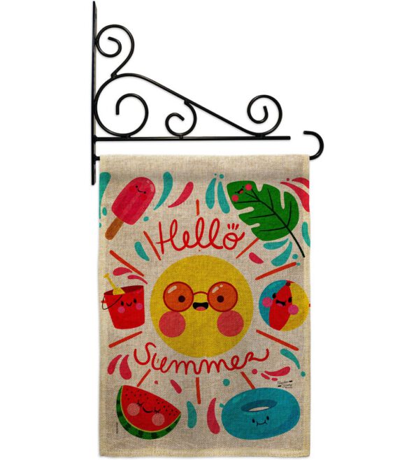Hallo Summer - Fun In The Sun Summer Vertical Impressions Decorative Flags HG137440 Made In USA - Image 18