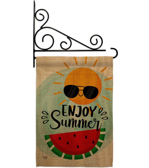 Enjoy Summer - Fun In The Sun Summer Vertical Impressions Decorative Flags HG192229 Made In USA - Image 8