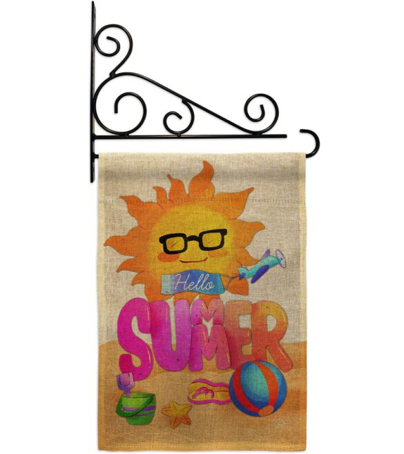 Hello Summer - Fun In The Sun Summer Vertical Impressions Decorative Flags HG192397 Made In USA - Image 18