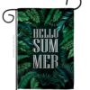 Hello Summer - Fun In The Sun Summer Vertical Impressions Decorative Flags HG190070 Made In USA